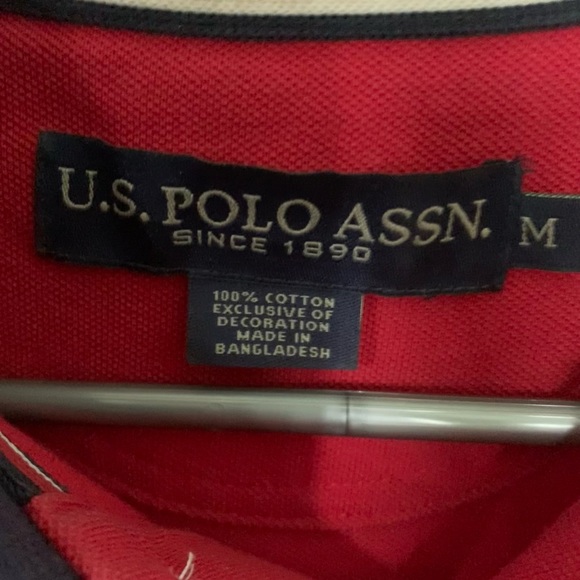 Red and blue polo - Picture 4 of 4